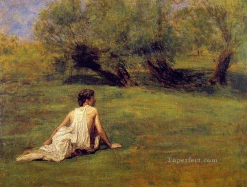  landscape Painting - An Arcadian Realism landscape Thomas Eakins